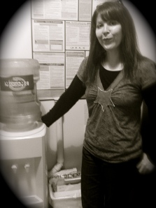 Introducing Kathy & our new water cooler!